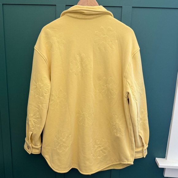 polagram yellow flower shacket - Picture 4 of 9